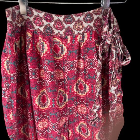 Intimately Free People Holibabe Women's Sleep Pants Pink Side Tie Baloon Sz XS - Picture 4 of 8